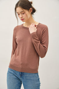 Classic Crewneck in Cocoa
