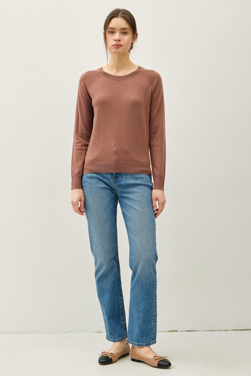 Classic Crewneck in Cocoa