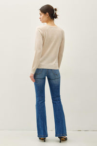 Classic Crewneck in Oatmeal