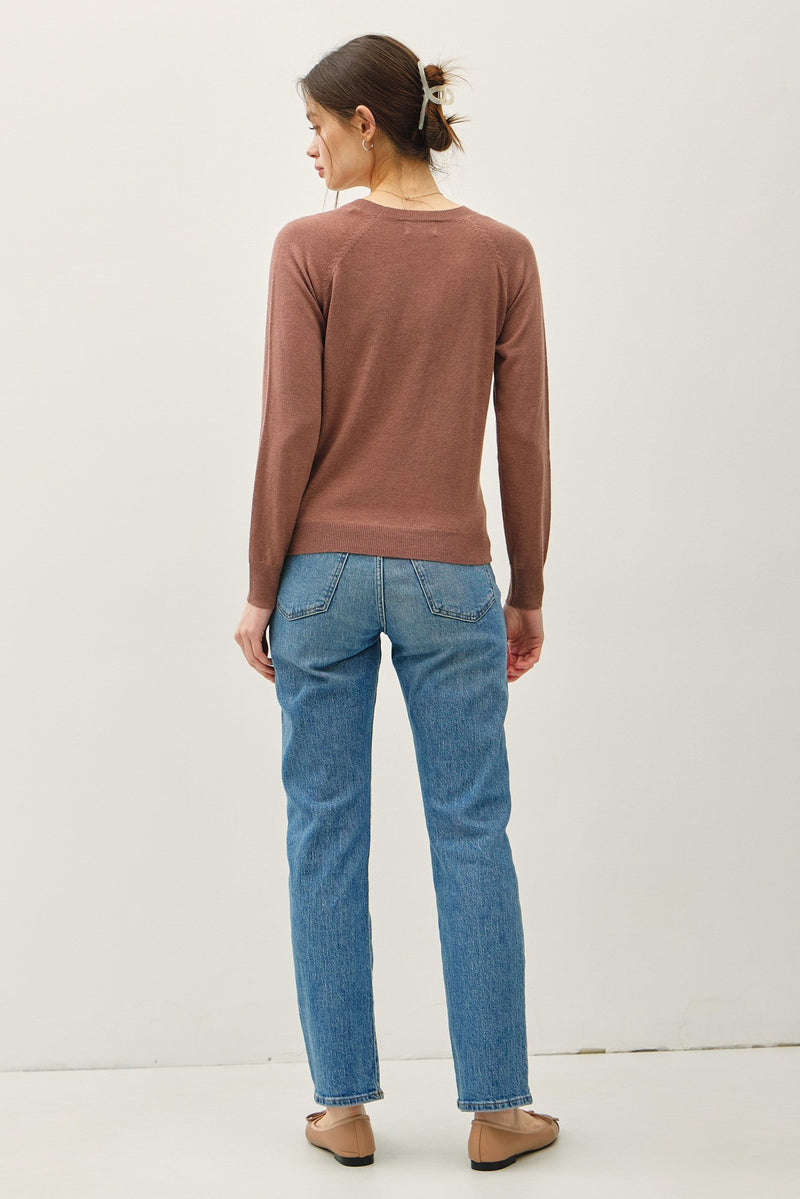 Classic Crewneck in Cocoa
