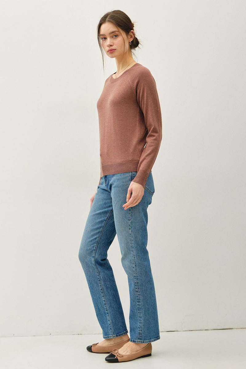 Classic Crewneck in Cocoa