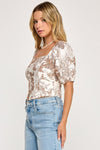 Toile Corset Top In Chocolate