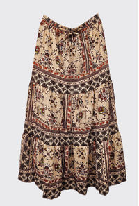Printed Maxi Skirt