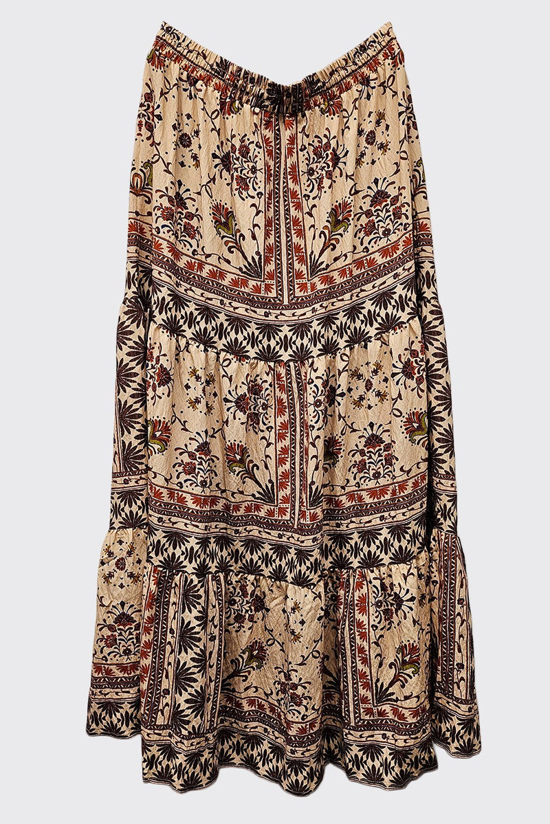Printed Maxi Skirt