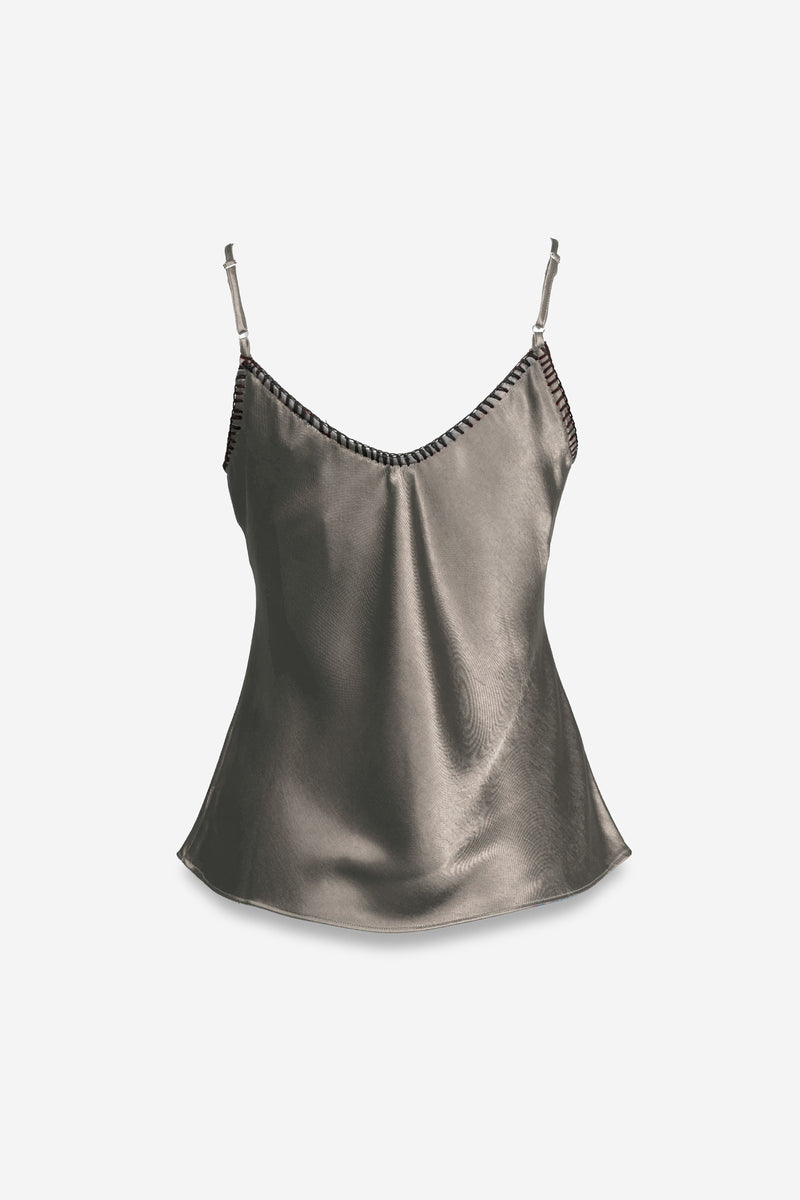 Whipstitch Cami in Mink