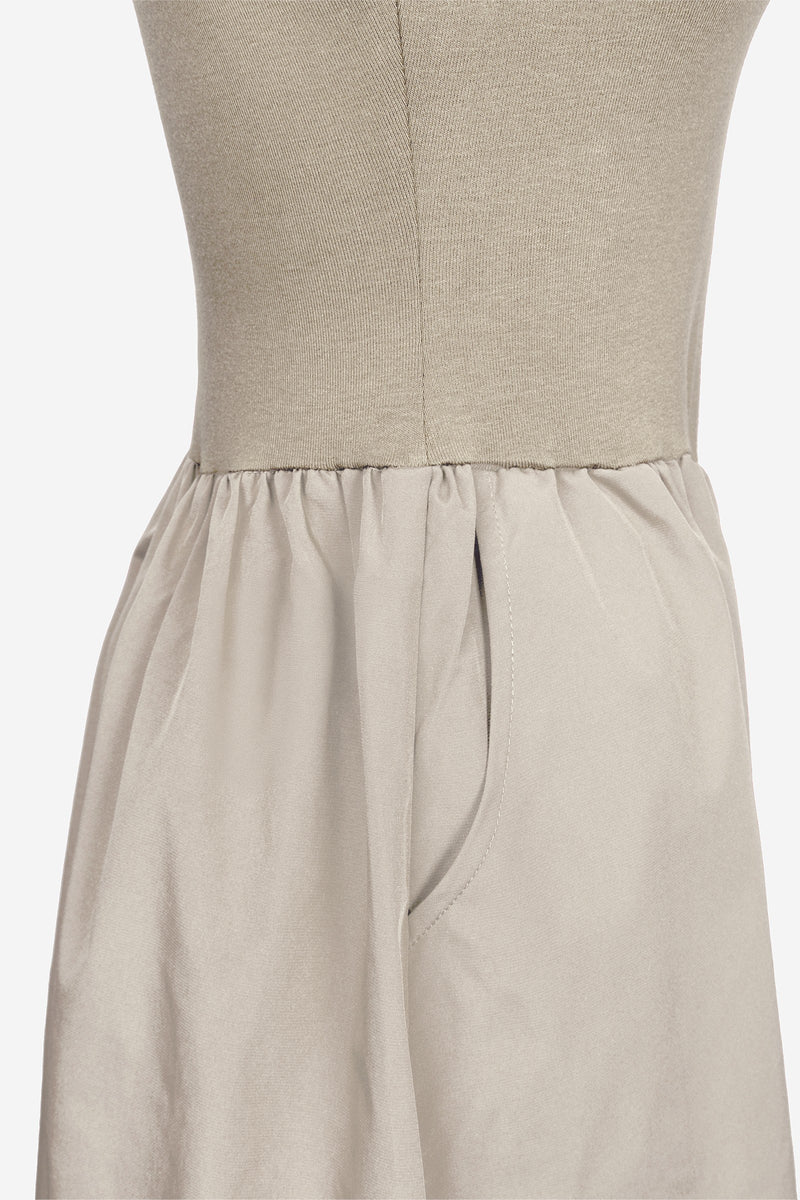 Sleeveless Mock Neck Midi Dress MORE COLORS