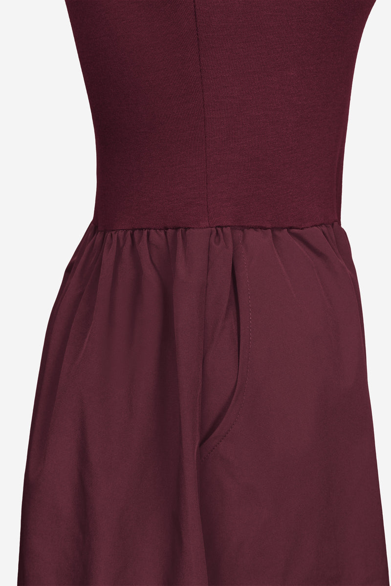 Sleeveless Mock Neck Midi Dress MORE COLORS