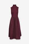 Sleeveless Mock Neck Midi Dress MORE COLORS