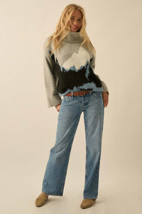 Snow Cap Mountain Sweater