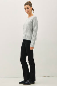 Cable Knit Pullover Sweater