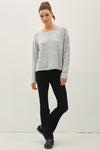 Cable Knit Pullover Sweater