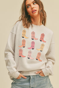 Cowboy Boots Sweatshirt MORE COLORS