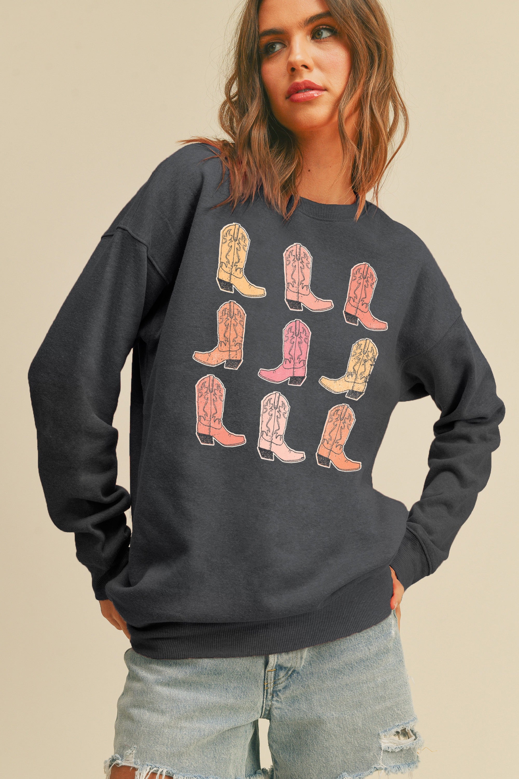 Cowboy Boots Sweatshirt MORE COLORS