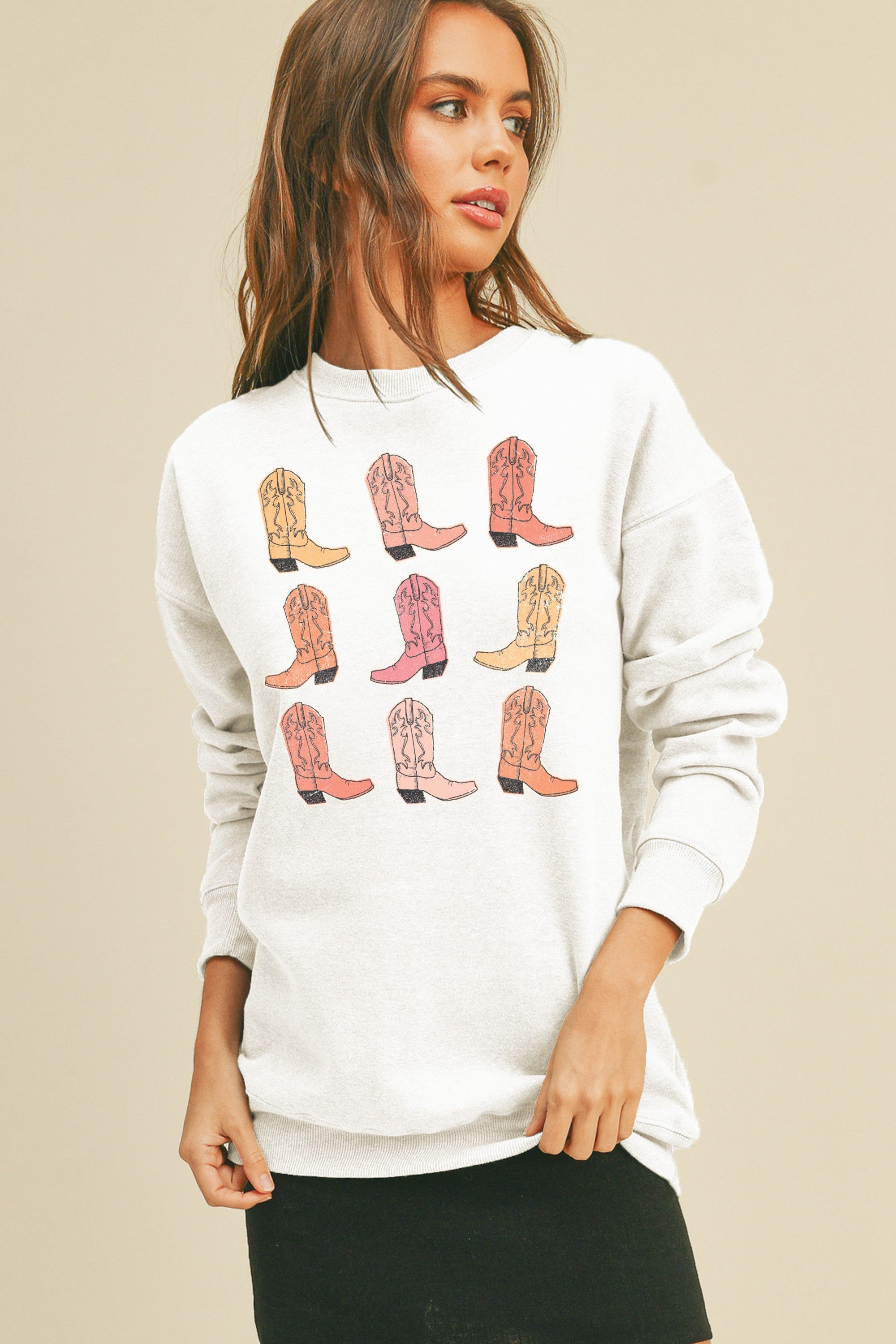 Cowboy Boots Sweatshirt MORE COLORS