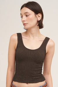 Sasha Reversible Lace Textured One Size Top MORE COLORS