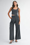 Pin Stripe Two Piece Set