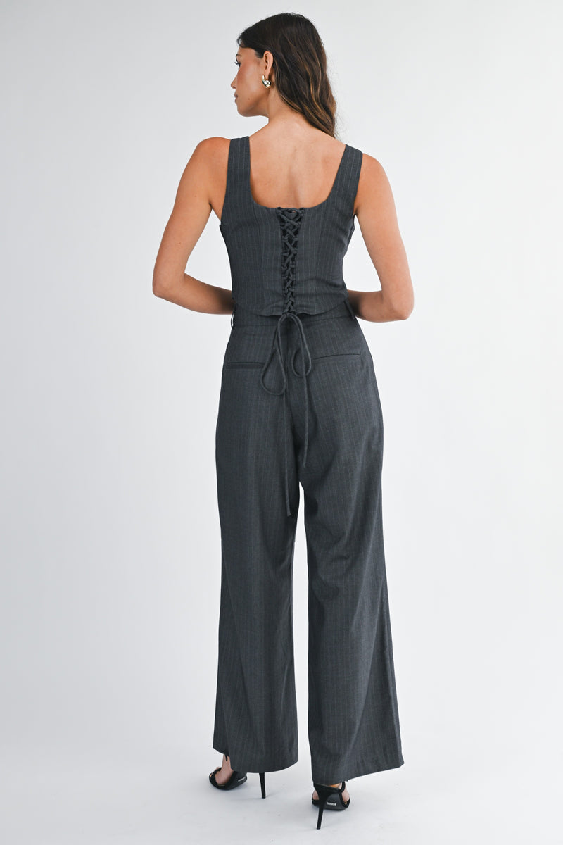 Pin Stripe Two Piece Set