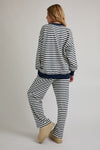 Striped Crewneck Sweatshirt with Pants