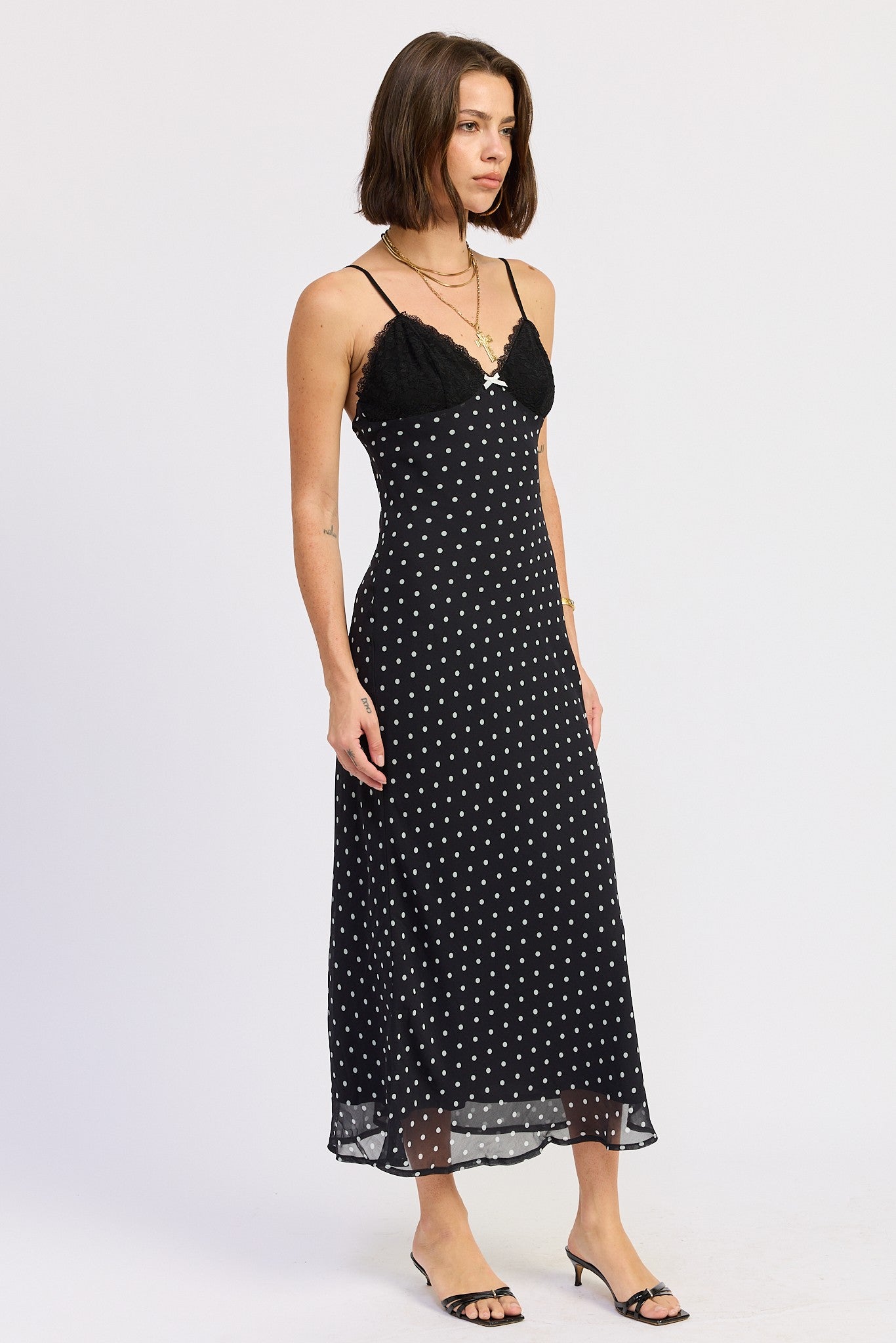 Polka Dot Midi Dress
