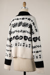 Everybody's Free Button Front Fair Isle Sweater