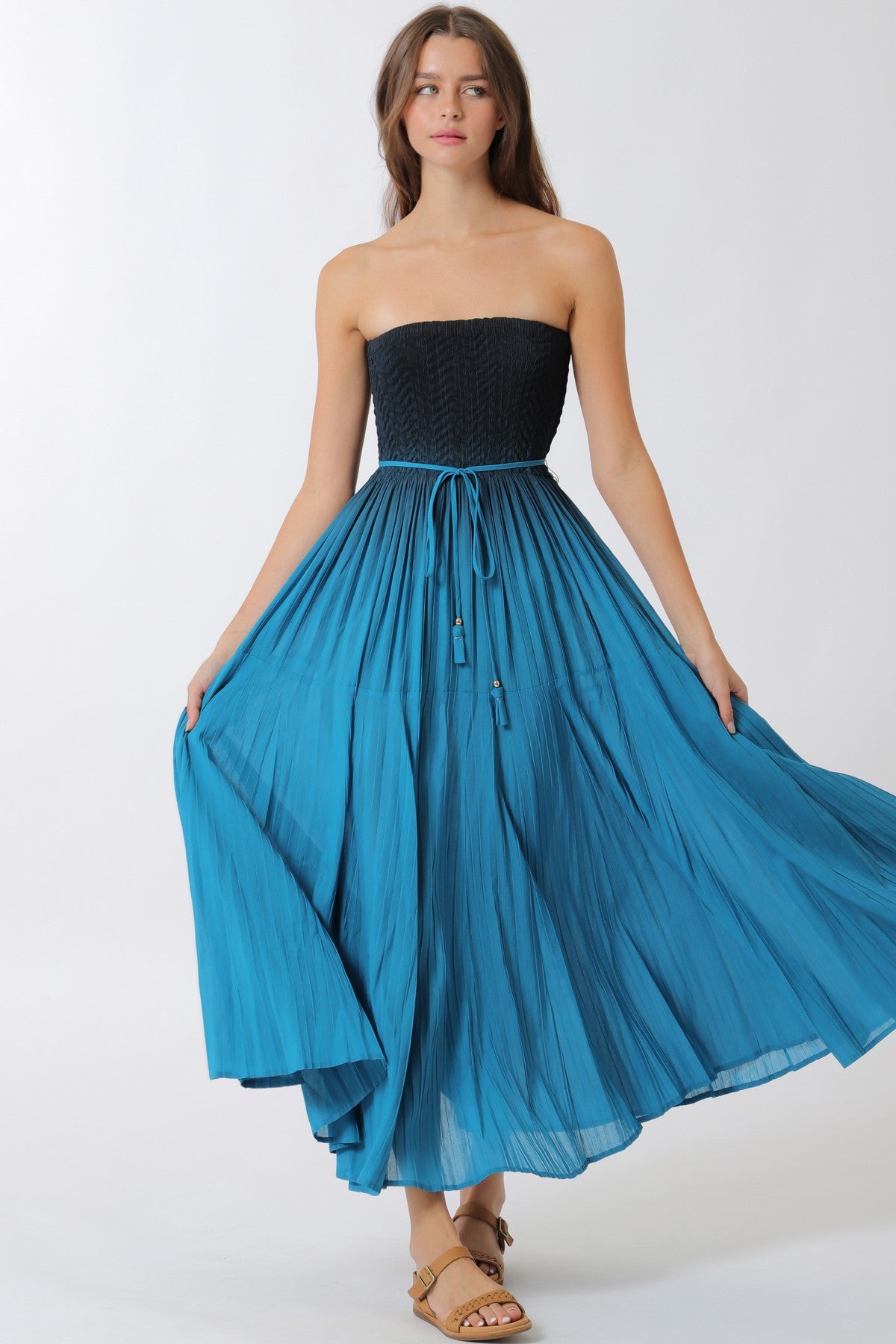 Obre Strapless Maxi Dress