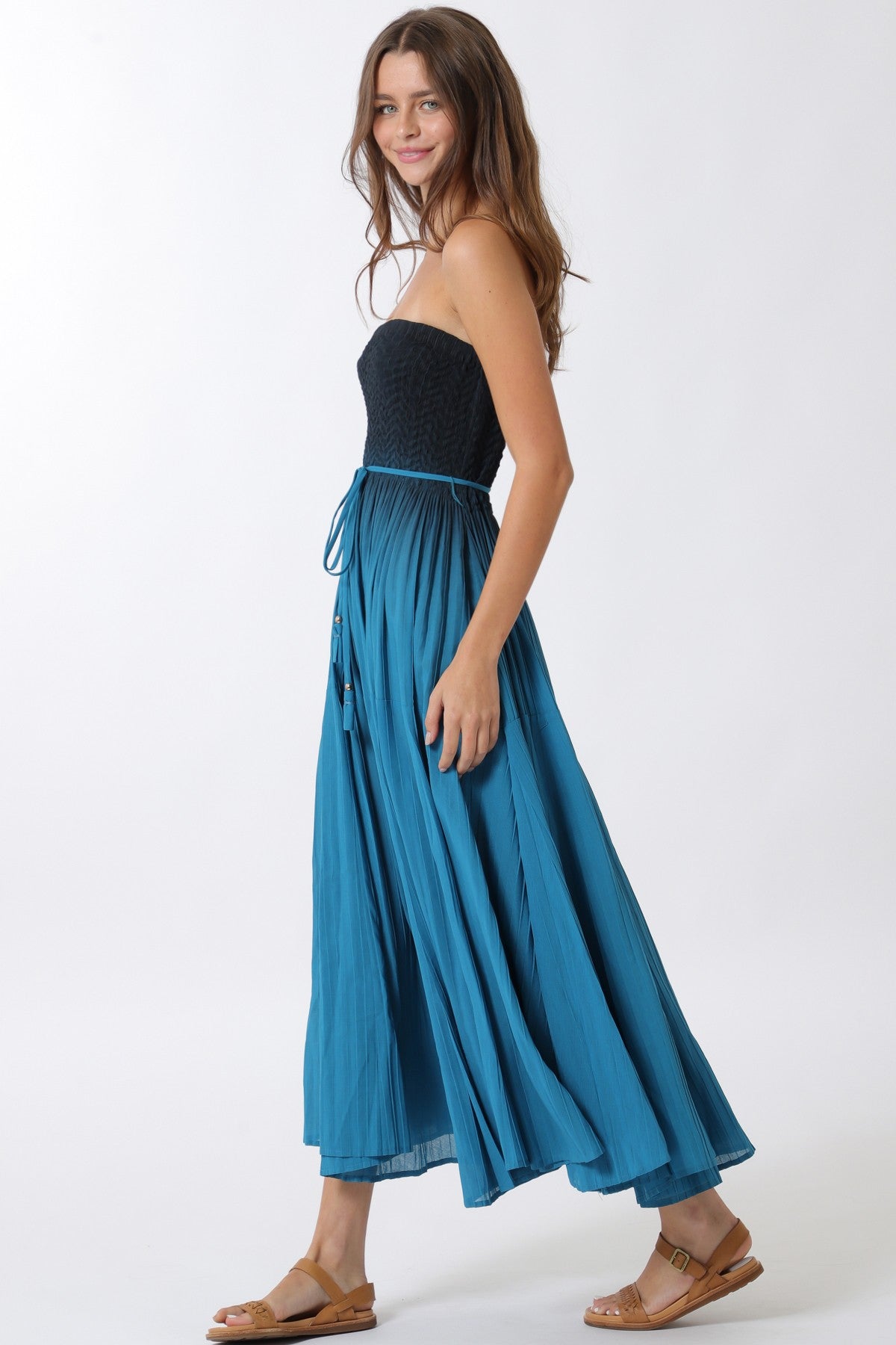 Obre Strapless Maxi Dress