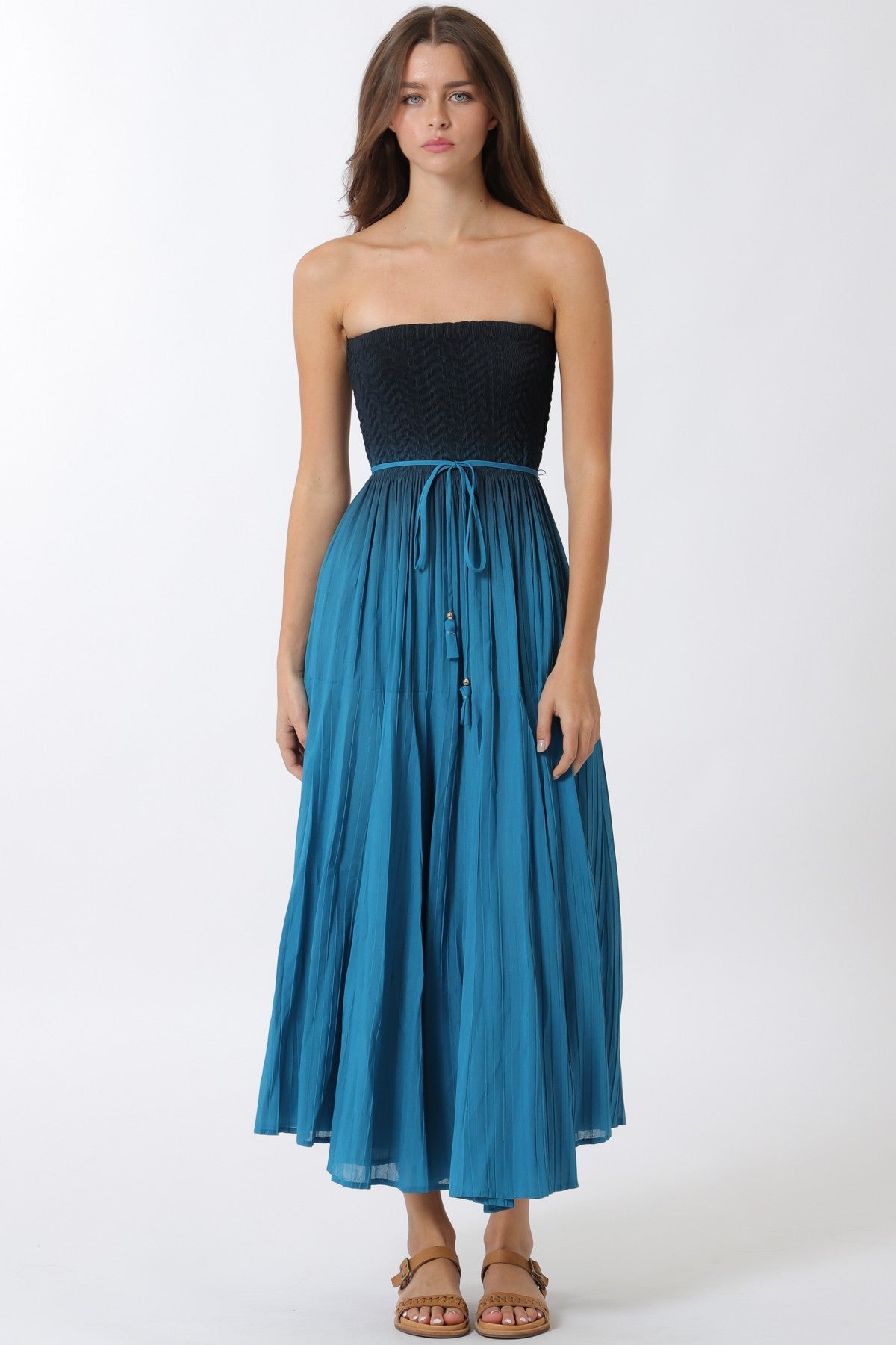 Obre Strapless Maxi Dress