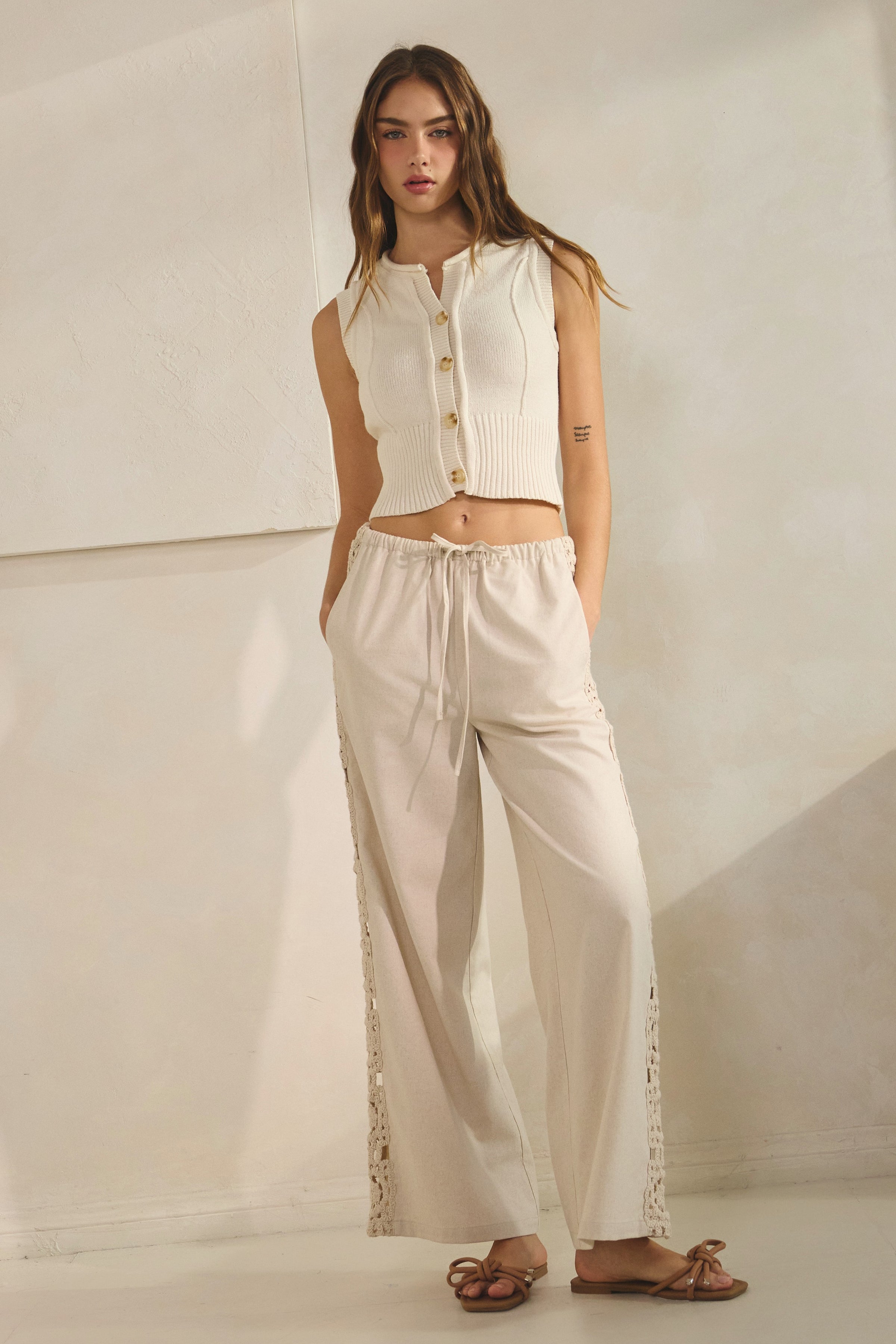 Roll Neck Sweater Vest