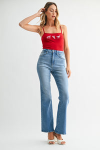 Kelsey Vintage Relaxed Slight Flare