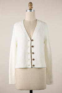 Soft Button Front Cardigan