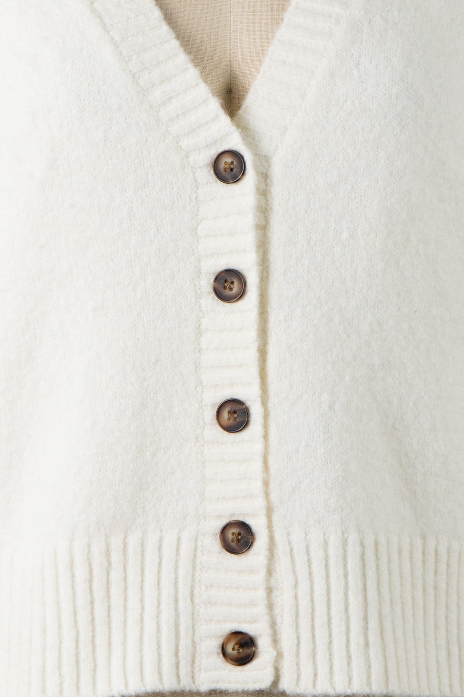 Soft Button Front Cardigan