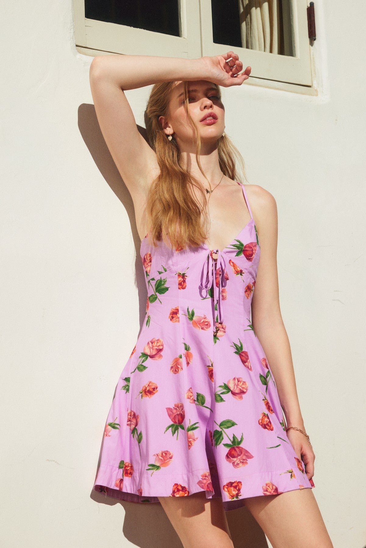 Rose Petal Mini Dress