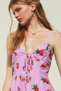 Rose Petal Mini Dress