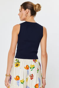 Emily Sweater Vest in Navy