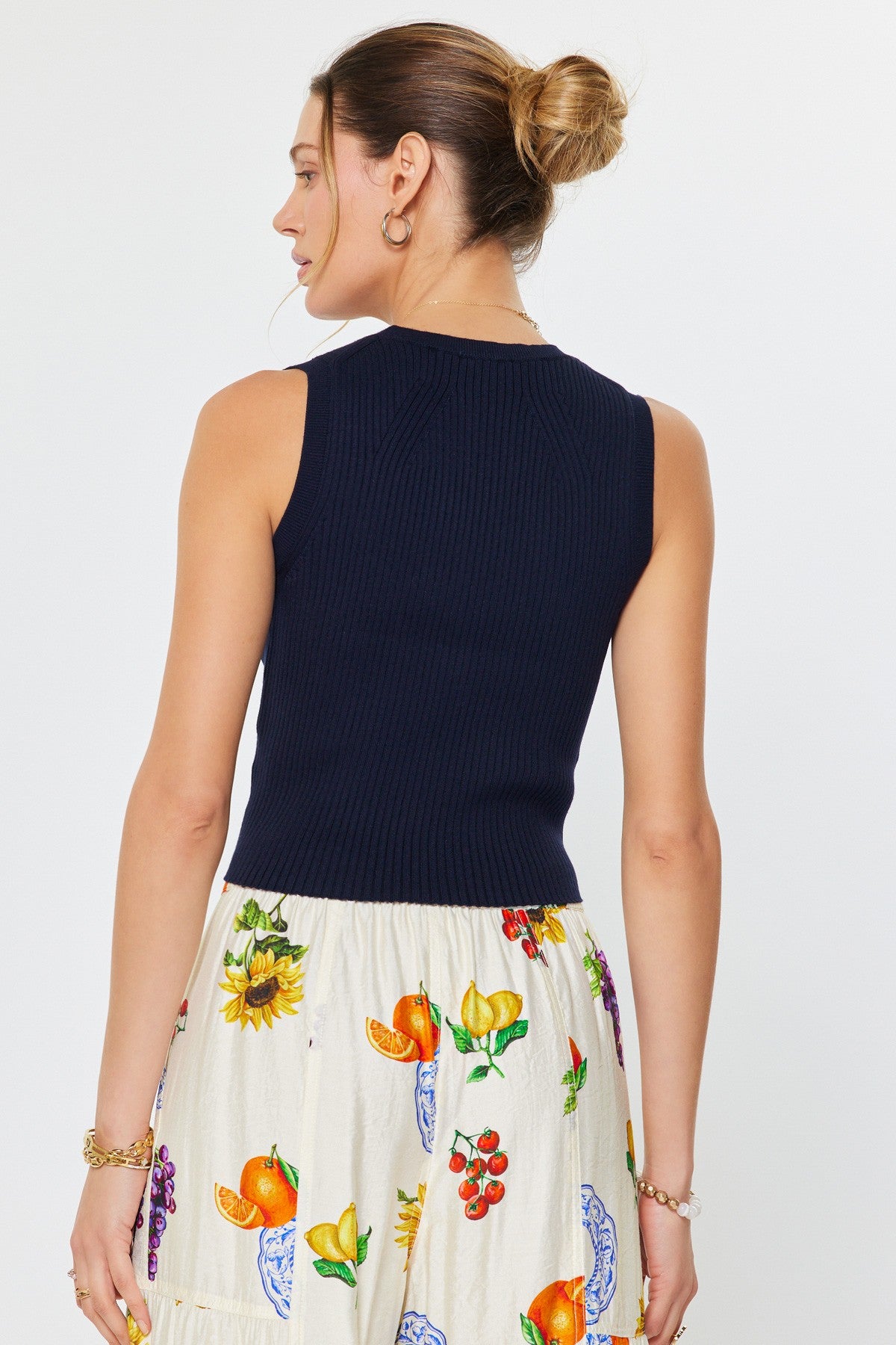 Emily Sweater Vest in Navy