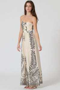Willow Border Print Jumpsuit