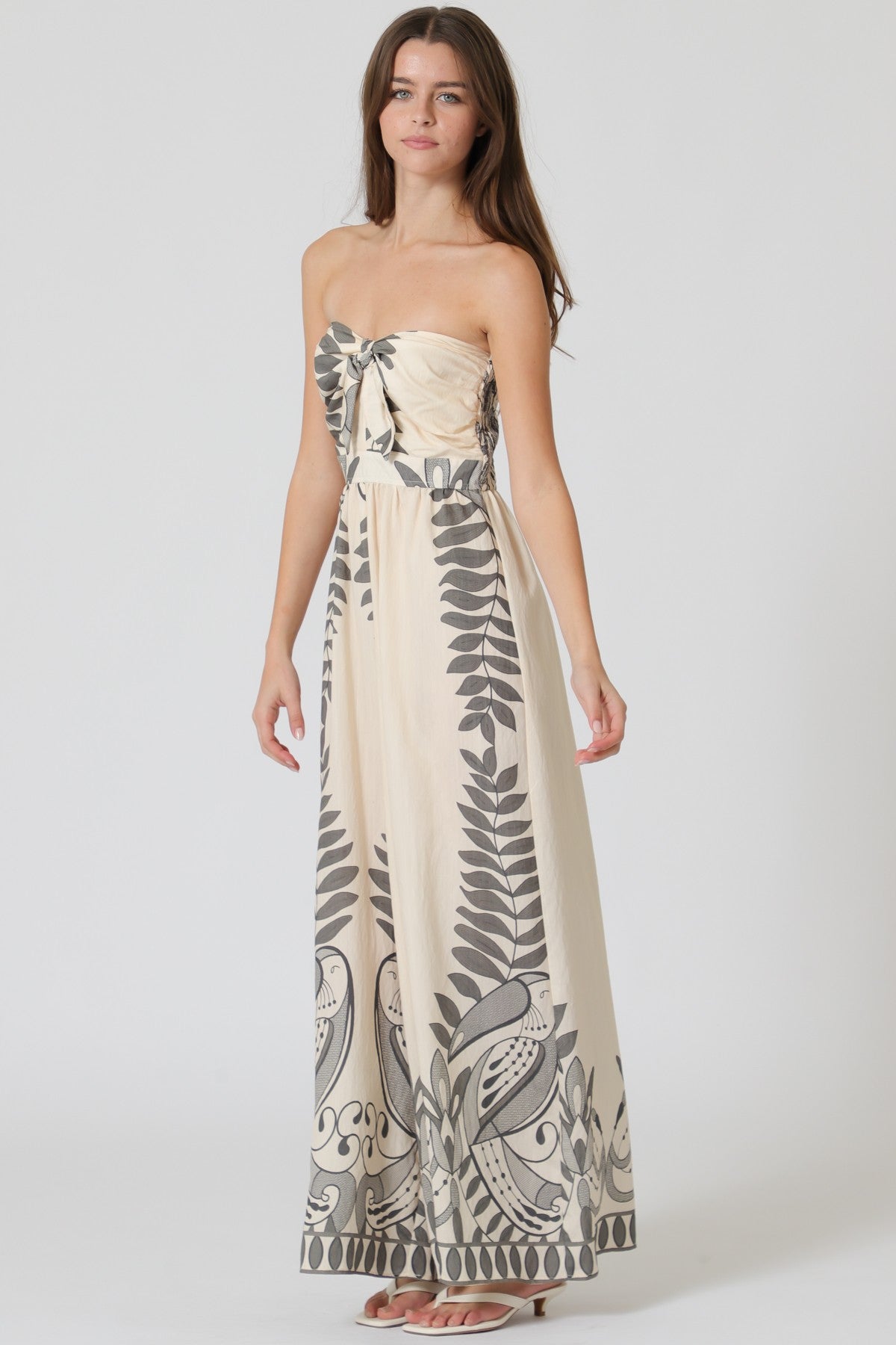 Willow Border Print Jumpsuit