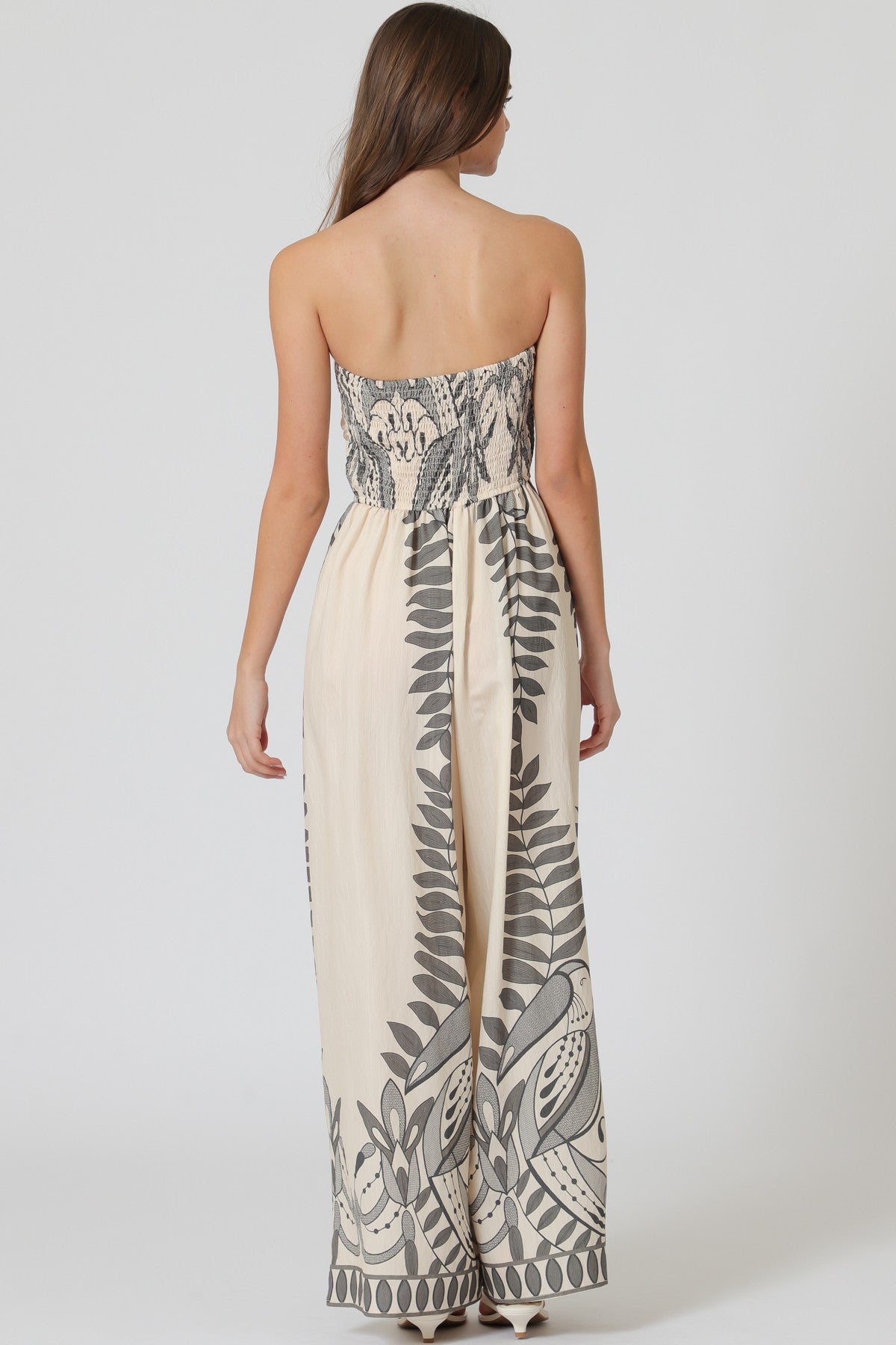 Willow Border Print Jumpsuit