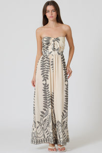 Willow Border Print Jumpsuit
