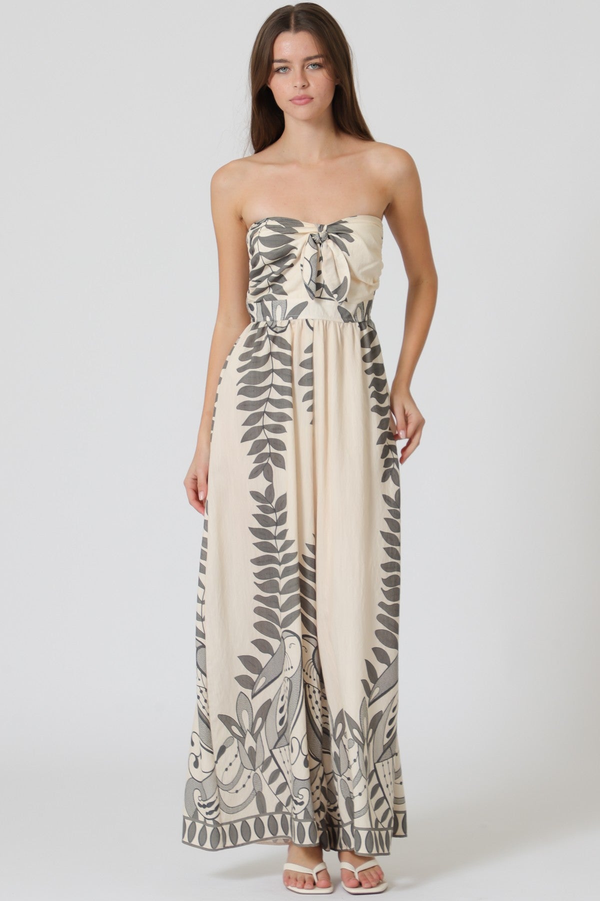 Willow Border Print Jumpsuit