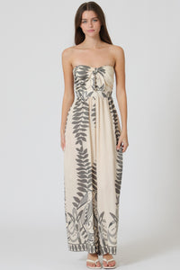 Willow Border Print Jumpsuit