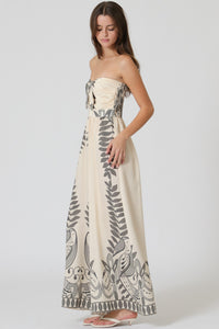 Willow Border Print Jumpsuit