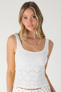 Floral Texture Tank Top MORE COLORS