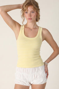Striped One Size Tank Top MORE COLORS