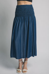 Smocked Waist Skirt MORE COLORS