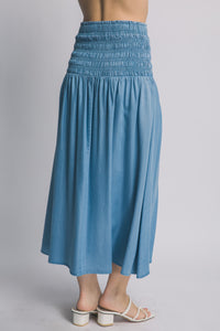 Smocked Waist Skirt MORE COLORS