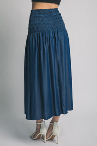 Smocked Waist Skirt MORE COLORS