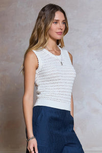 Crochet Open Knit Tank