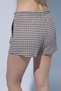 Drawstring Gingham Shorts MORE COLORS