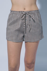 Drawstring Gingham Shorts MORE COLORS